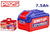 باتری لیتیوم-یون EMTOP EBPK2075 – بیست ولت – ۷.۵Ah