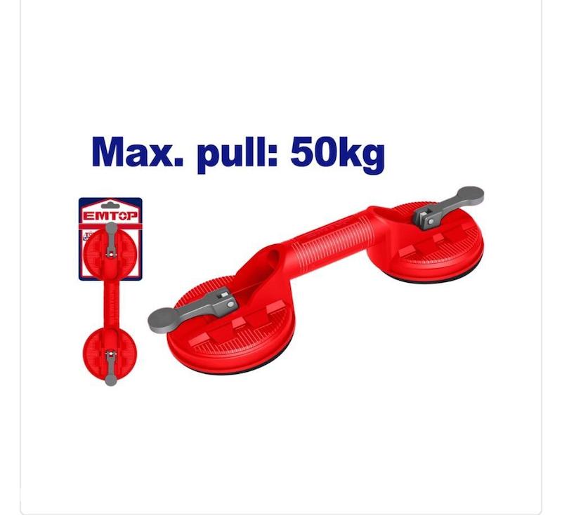  قاپک دوتایی 50 کیلویی امتاپ سفارش فرانسه مدل EMKR1G50 | ساکشن کاپ و شیشه‌بر دستی حرفه‌ای