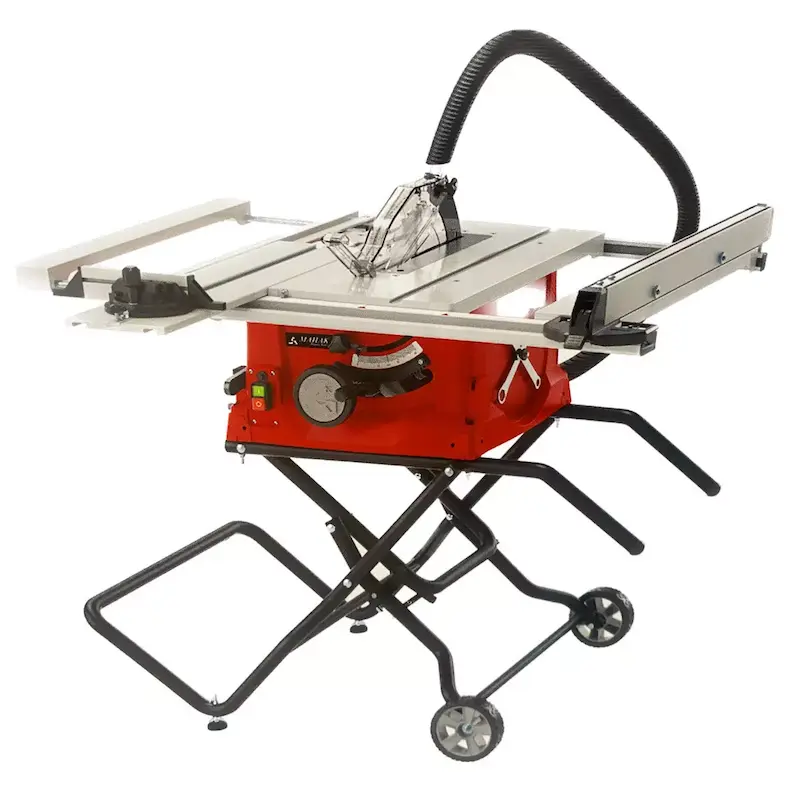 اره میزی 250 میلیمتر محک مدل TS-250M با پایه تاشو و گاردریل