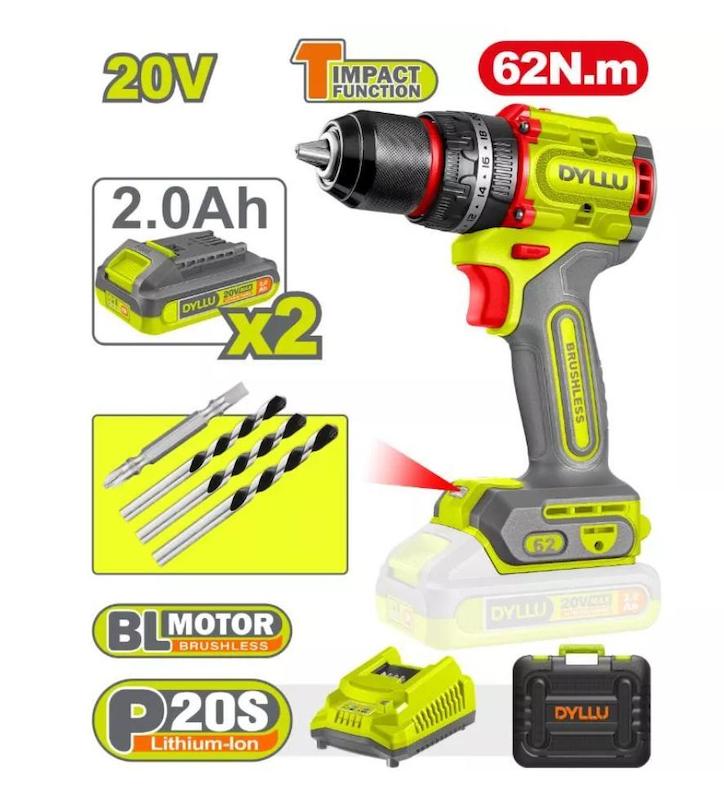 دریل شارژی براش لس دایلو مدل DTCDP6281