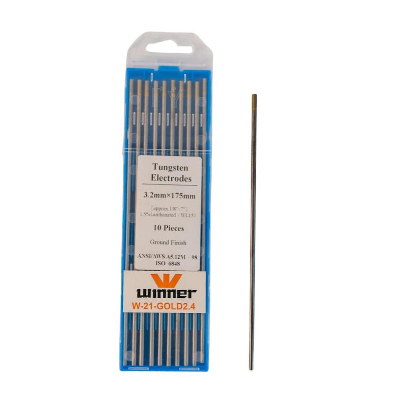تنگستن جوشکاری آرگون طلایی سایز 3.2 مدل W-211