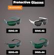عینک محافظ جوشکاری SUVG04 - SUVG03 - SUVG01 
