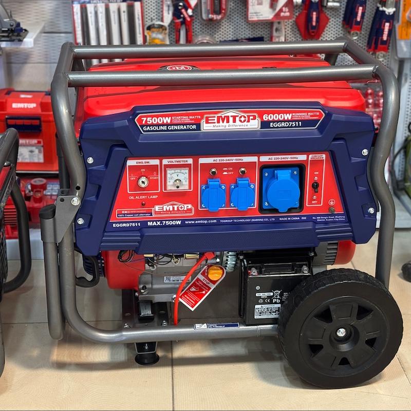 ژنراتور برق بنزینی 7.5 کیلو وات استارتی امتاپ مدل EGGRD7511