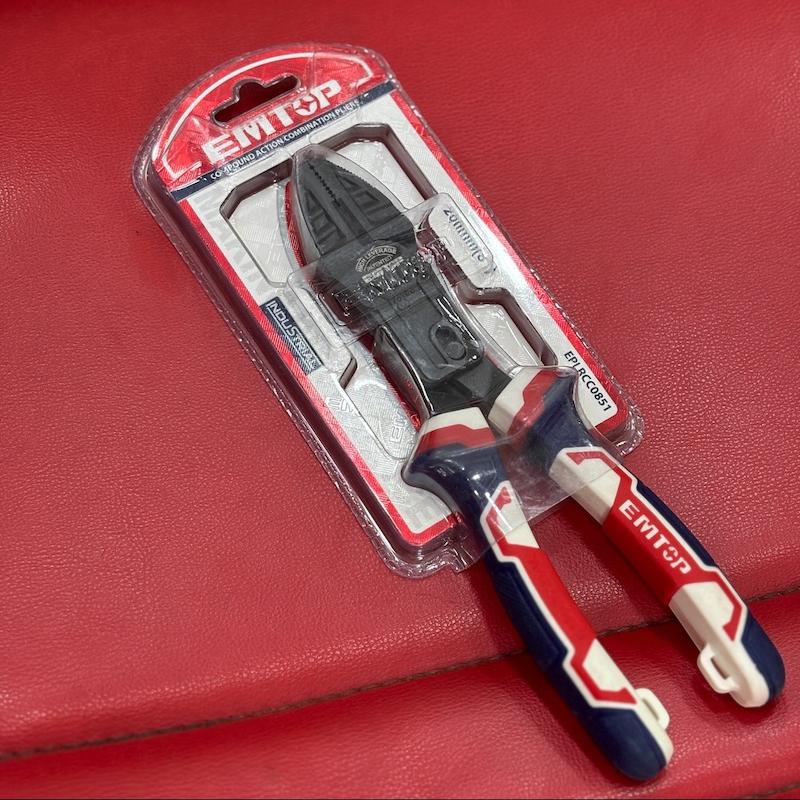 انبردست کله گاوی فوق صنعتی 8 اینچ EMTOP مدل EPLRCC0851