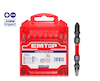 بیت (نوک پیچ‌گوشتی) ضربه‌گیر صنعتی EMTOP مدل ESBTMHL133 – 10 عددی، سایز PH2 + SL6 – 65 میلی‌متر، فولاد S2