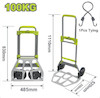 چرخ دستی دایلو مدل DTWB9A10 بدنه فولادی با کفی آلومینیومی تاشو