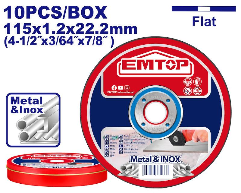 صفحه استیل بر مینی فرز امتاپ EMTOP مدل EACD121155
