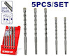 ست مته چهار شیار SDS Plus 5 عددی امتاپ EMTOP