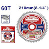 تیغ آلومینیوم بر 210 میلی‌متری امتاپ EMTOP مدل ETCT2210601