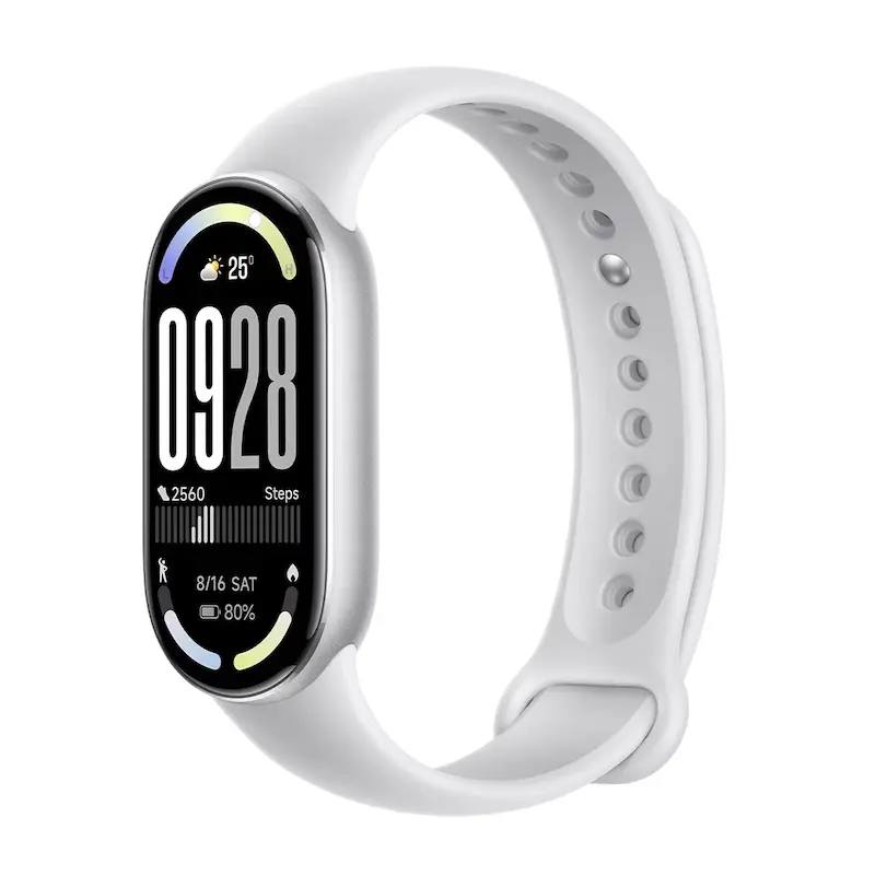 مچ‌بند هوشمند شیائومی بند ۱۰ سفید | Xiaomi Smart Mi Band 10