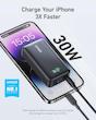 پاوربانک انکر 10000 mAh | مدل A1256 | رنگ مشکی | PowerCore 30W
