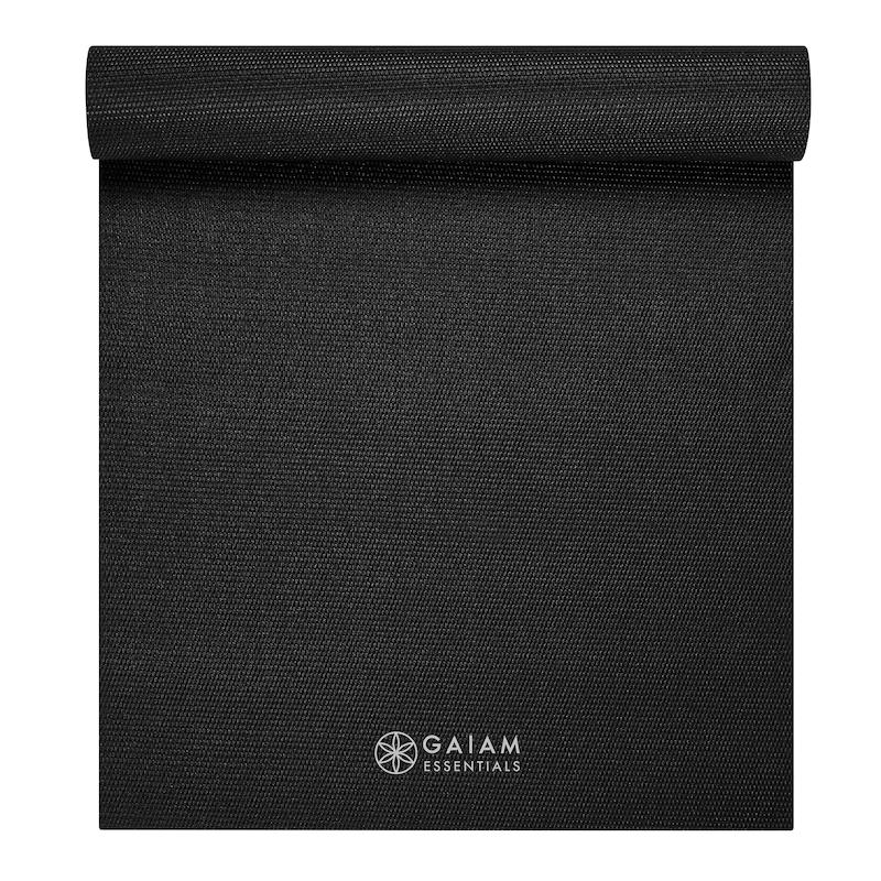 مت یوگا گایام ۶ میلی‌متری Gaiam Essentials | رنگ Black