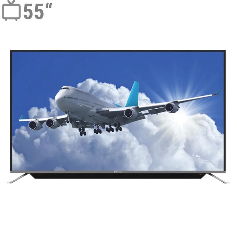 تلویزیون بویمن مدل JAEX6100UWS سایز ۵۵ اینچ ۴K LED هوشمند