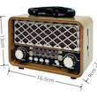 Meier M‑1233BT | اسپیکر/رادیو بلوتوثی چندمنظوره با AM/FM/SW و کارت TF