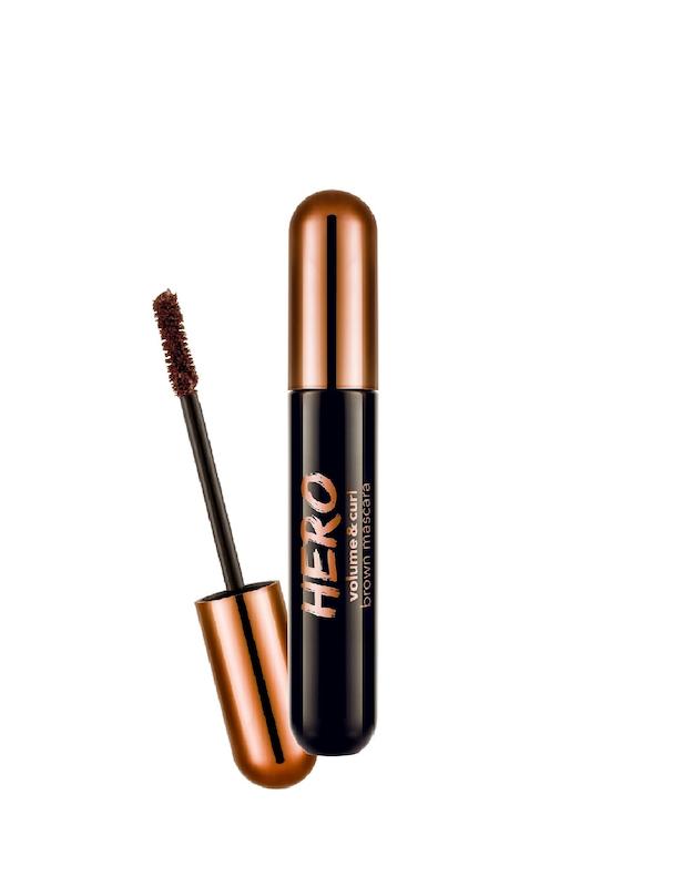 ریمل قهوه‌ای هیرو فلورمارHERO VOLUME CURL BROWN MASCARA