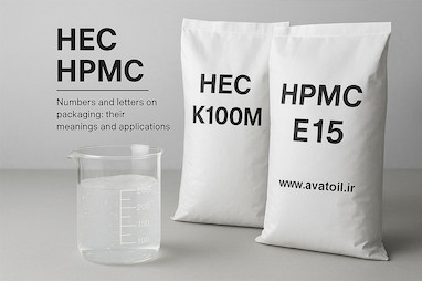 راهنمای کامل HEC و HPMC: معنی اعداد و حروف روی بسته‌بندی و کاربردشان