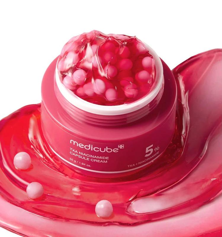  کرم کپسولی نیاسینامید روشن‌کننده و ضدلک مدیکیوب (Medicube TXA Niacinamide Capsule Cream)