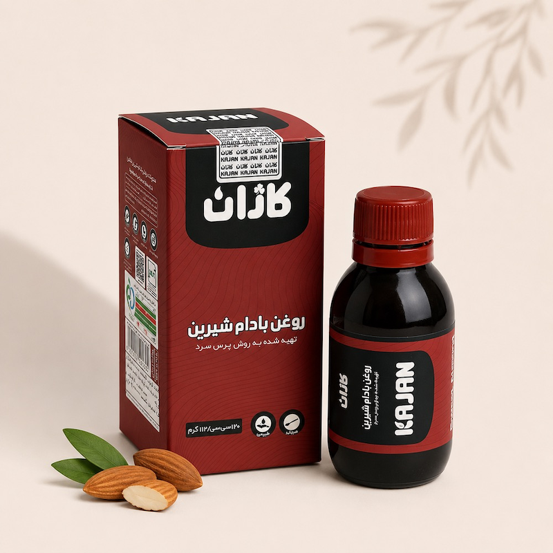 روغن بادام شیرین کاژان