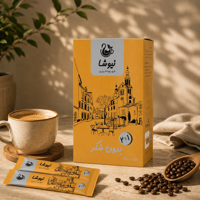 کافی میکس 2 در 1 بدون شکر