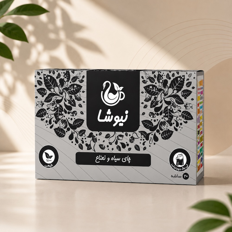 چای سیاه و نعناع