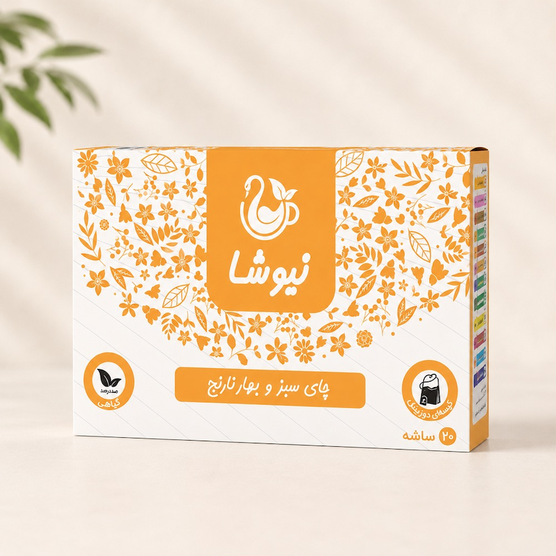 چای سبز و بهارنارنج