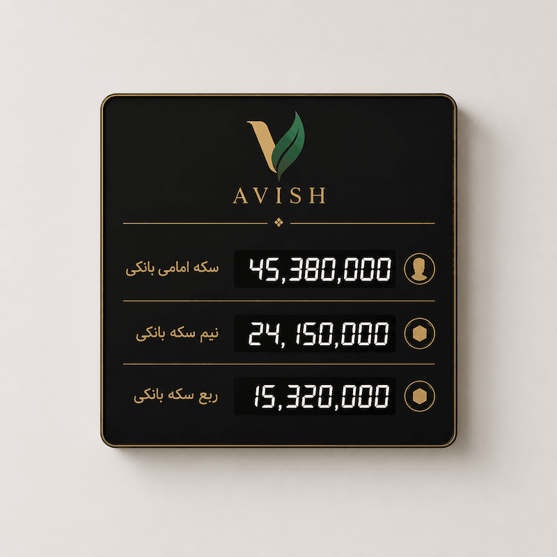 تابلو نمایشگر نرخ