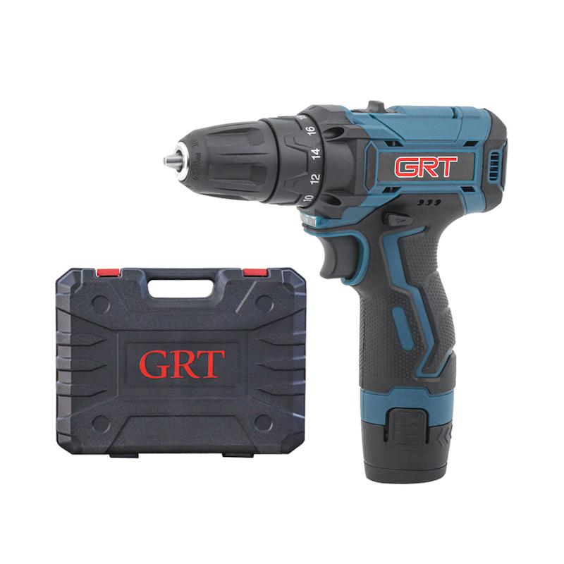دریل شارژی دو باطری12 ولت GRT  مدل  G2011 + کیف BMC