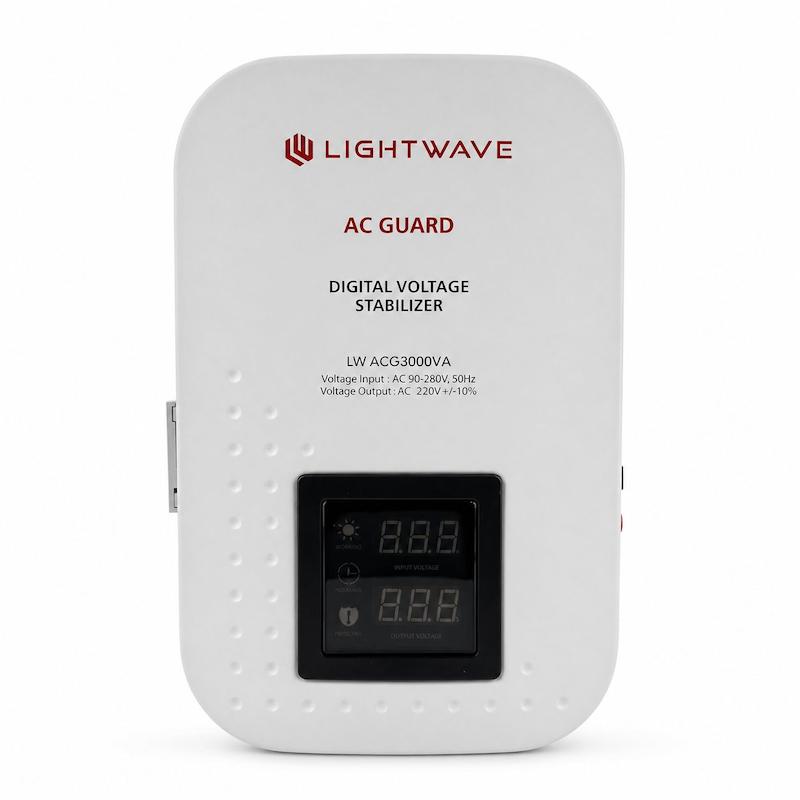 استابلایزر LIGHT WAVE مدل رله ای ظرفیت 3000 ولت آمپر