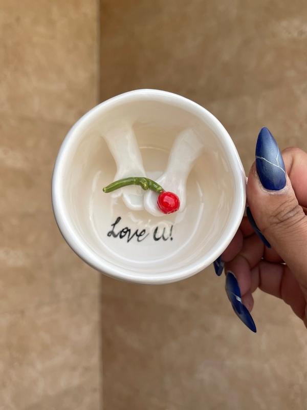 پیش سفارش فنجون عشق با گل