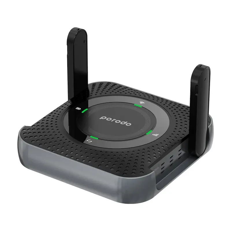 مودم روتر 4G LTE قابل حمل پرودو Porodo PD-4GCPMF-BK مشکی