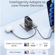 شارژر دیواری 100 وات سه پورت انکر مدل B121B به همراه کابل تبدیل USB-C