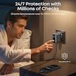شارژر دیواری 100 وات سه پورت انکر مدل B121B به همراه کابل تبدیل USB-C