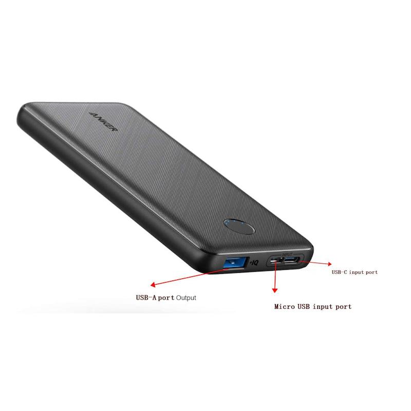 پاوربانک انکر مدل PowerCore Slim A1229 ظرفیت 10000 میلی آمپر ساعت