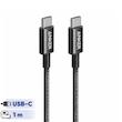 کابل تبدیل USB-C به USB-C انکر مدل Nylon A8752 طول یک متر