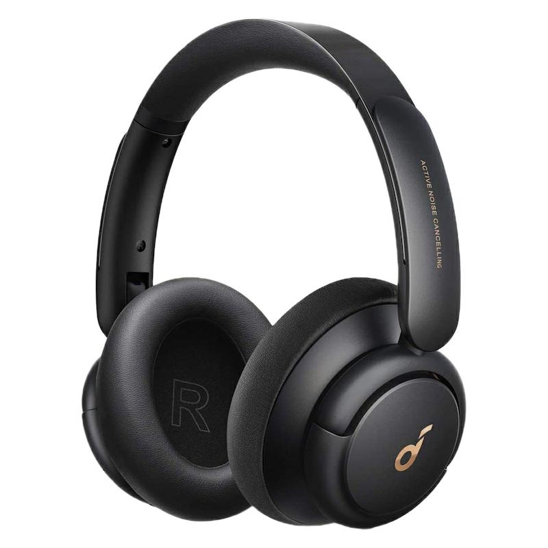 هدفون بلوتوثی انکر مدل SoundCore Life Q30 با نویز کنسلینگ فعال (ANC)، درگاه شارژ USB Type-C، دارای میکروفون دوگانه با حذف نویز، مجهز به فناوری Hi-Res Audio، دارای حالت Transparency برای شنیدن صدای محیط