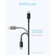 کابل تبدیل USB-C به USB-C انکر مدل Nylon A8753 طول 1.8 متر