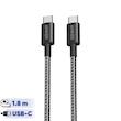 کابل تبدیل USB-C به USB-C انکر مدل Nylon A8753 طول 1.8 متر