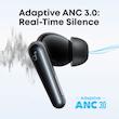 هدفون بلوتوثی انکر مدل Soundcore Liberty 5 با نویز کنسلینگ فعال (ANC)، درگاه شارژ USB Type-C، تا 30 ساعت زمان پخش موسیقی، دارای سنسور نوری داخل گوش و مقاوم در برابر رطوبت و عرق
