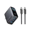 شارژر دیواری 100 وات سه پورت انکر مدل B121B به همراه کابل تبدیل USB-C
