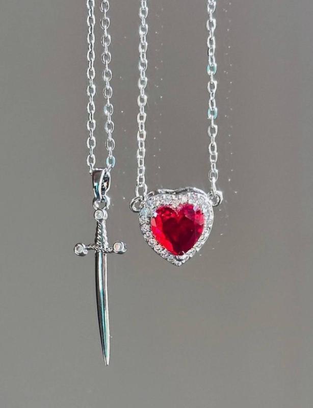 ست گردنبند وارداتی Heart ♥️ 
