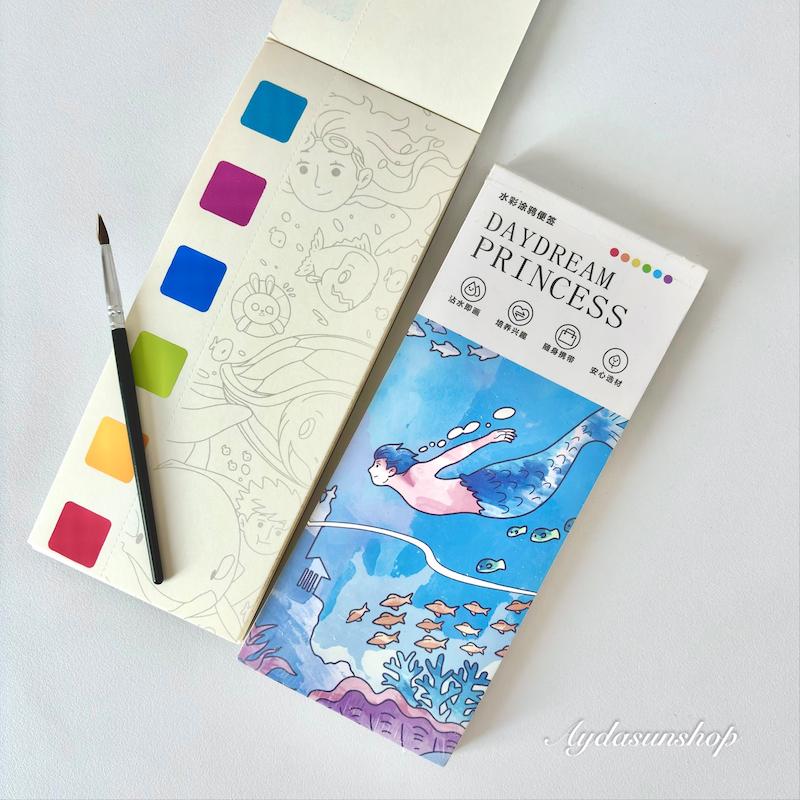 دفترچه آبرنگی Daydream princess 