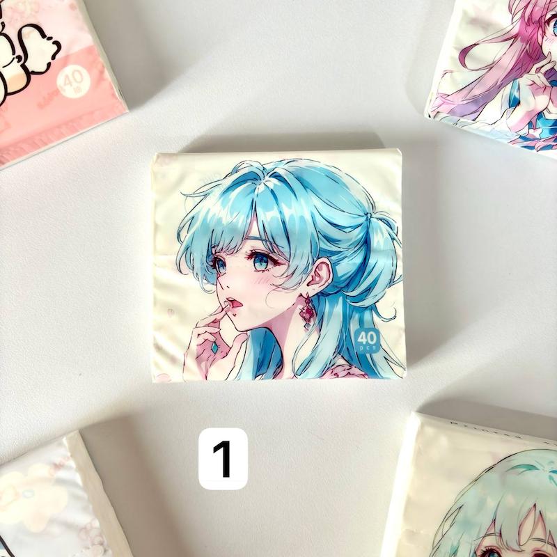 دستمال کاغذی طرح‌دار فانتزی