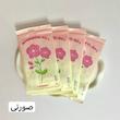 دستمال مرطوب معطر تکی طرح گل