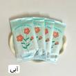 دستمال مرطوب معطر تکی طرح گل