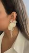 گوشواره عروس پارچه ای قلب