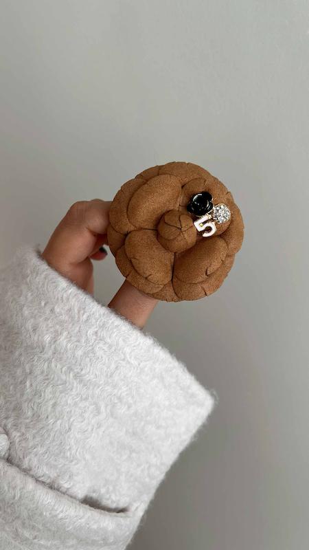 گلسینه شنل چرم قهوه ای
