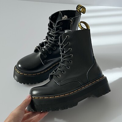 بوت پلتفرم زیپدار Dr Martens