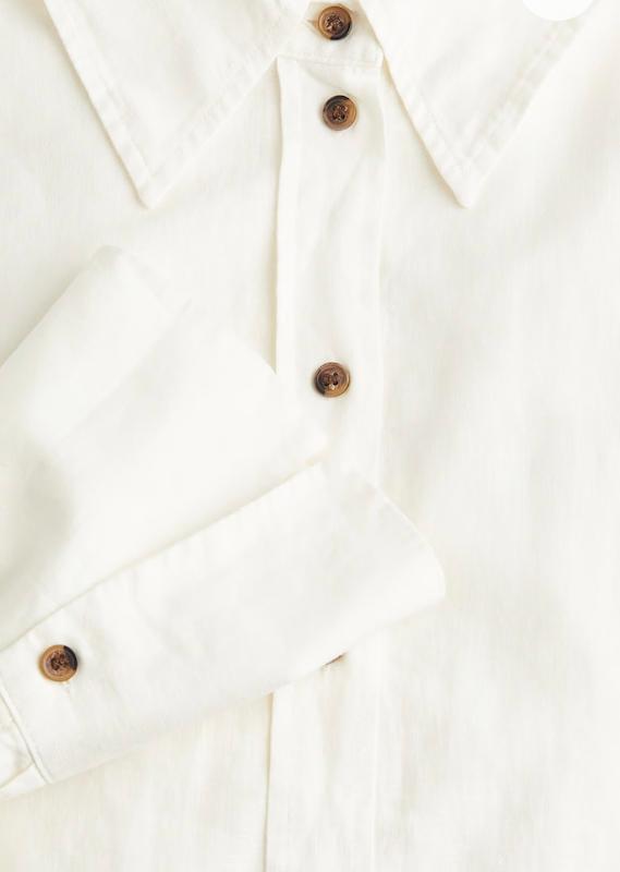 شومیز لینن نباتی H&M