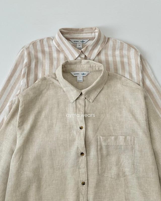 شومیز لینن نچرال Old Navy