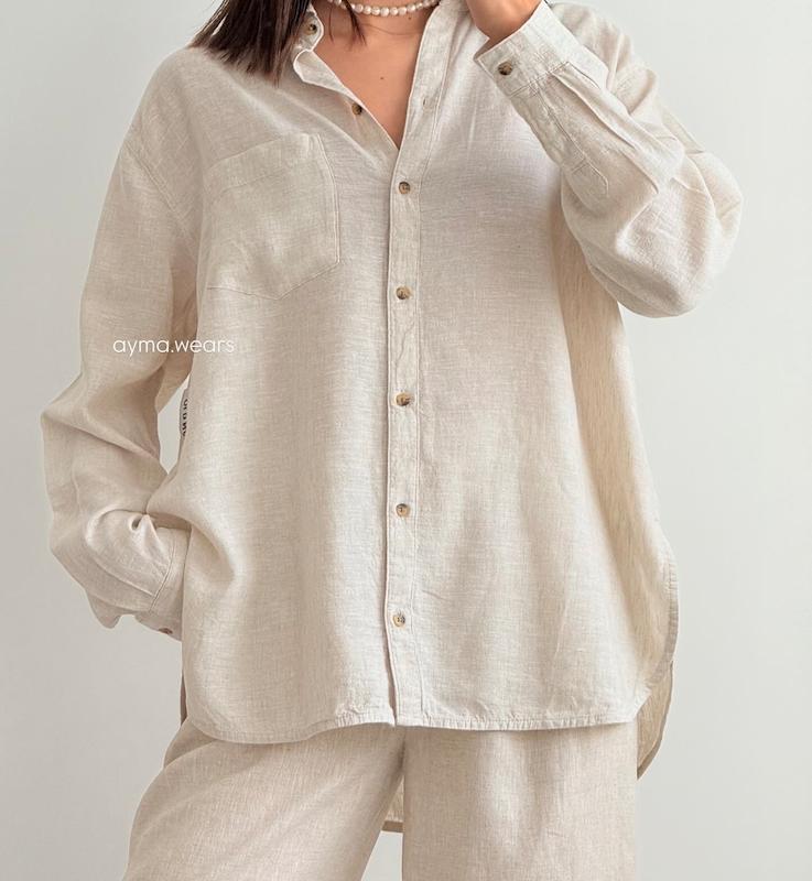 شومیز لینن نچرال Old Navy